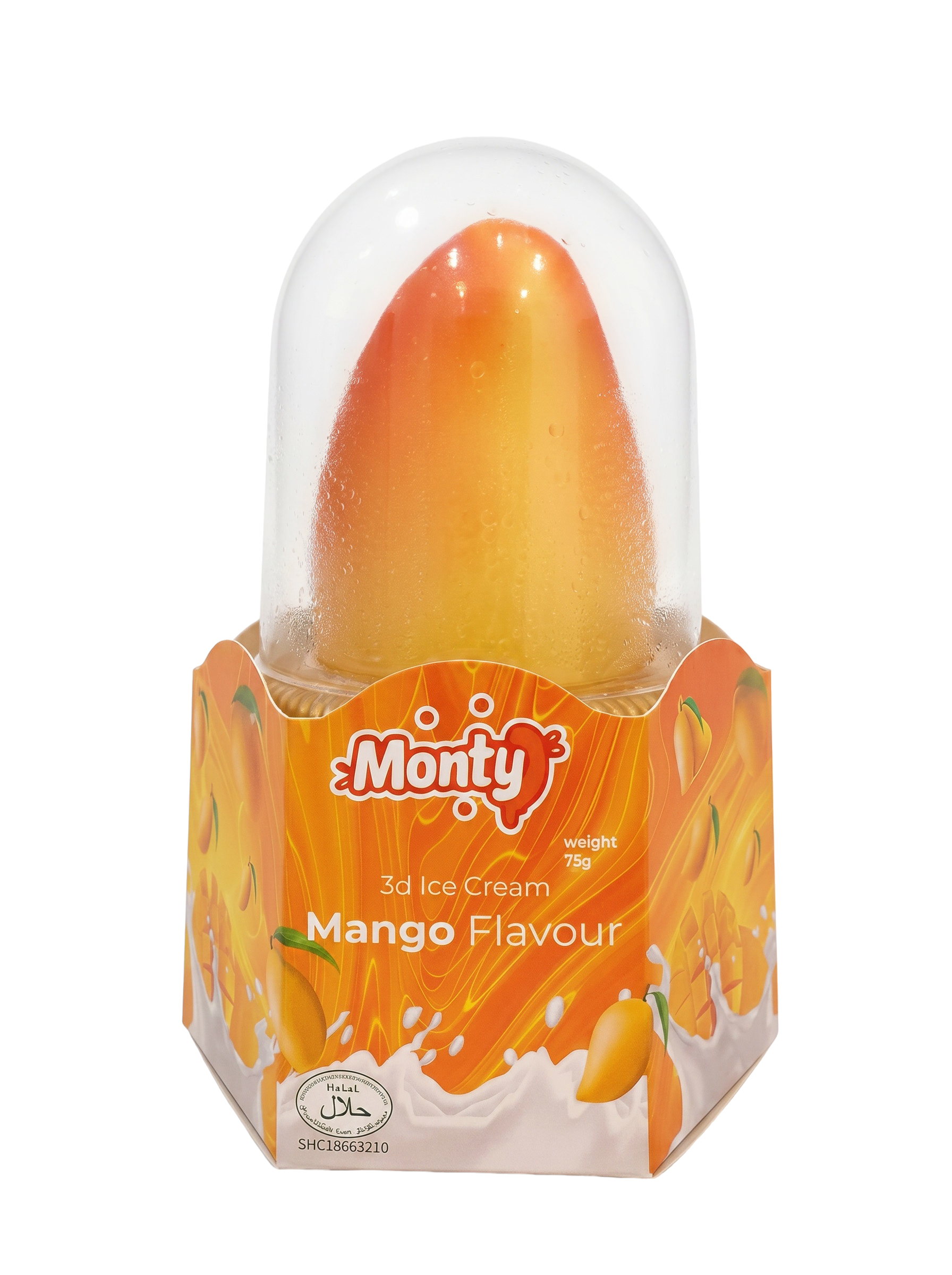 Monty Mango 3D ice cream
