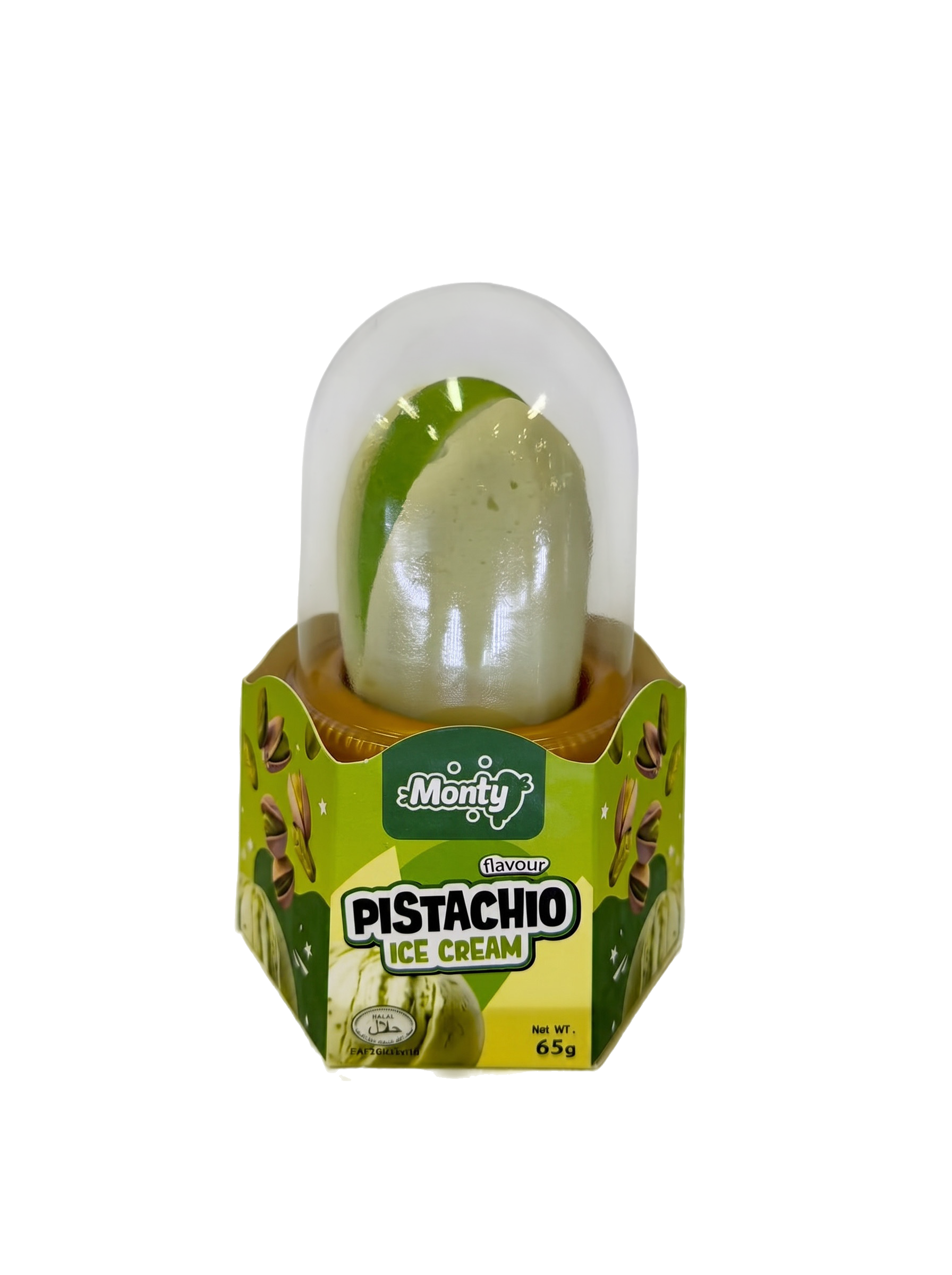 Monty Pistachio 3D ice cream